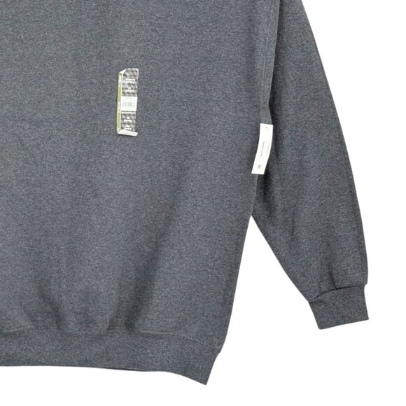 Athletic Works Mens Fleece Dark Gray Sweatshirt 4XL (58-60) Moisture Wicking NWT - Picture 5 of 10